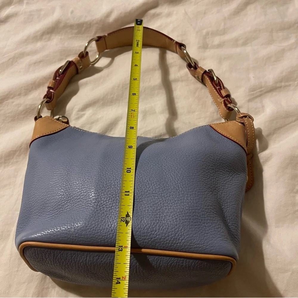 DOONEY & BURKE Vintage‎ Blue Shoulder Hobo Bag With Leather Straps